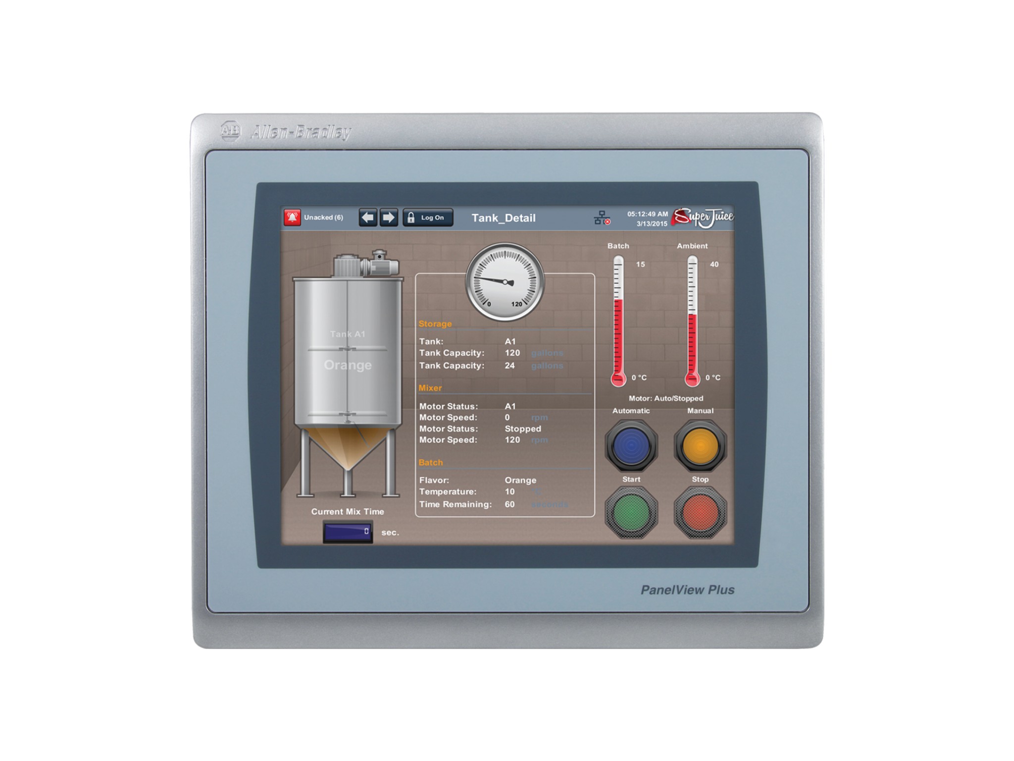 ControlLogix 5580 Controller Front